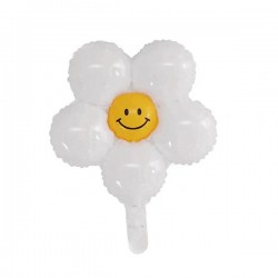 GLOBO FLOR BLANCA 43X43 CM
