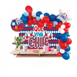 SET DECORACION CHILE 57 PCS