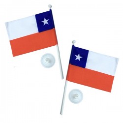 BANDERA  CHILE 10X15 CM