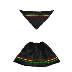 TRAJE NORTINO MUJER NEGRO M