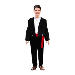 TRAJE HUASO ELEGANTE T 2 NEGRO