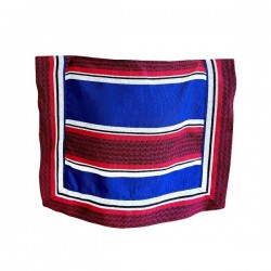 MANTA 35 X 54 AZUL ROJO