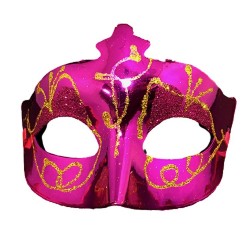 ANTIFAZ CON ESCARCHA FUCSIA