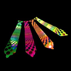 CORBATA CARTON FLUOR POLKA...