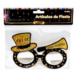 LENTE COPA FELIZ AÑO X 3 U