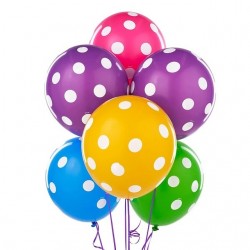 GLOBO LUNAR N12 SURTIDO 6U