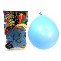 GLOBO 9 CELESTE X 25 U
