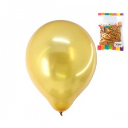 GLOBO PERLADO DORADO X 25 U