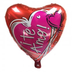 GLOBO METALICO TE AMO 18"