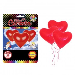 GLOBO CORAZON X 25 U