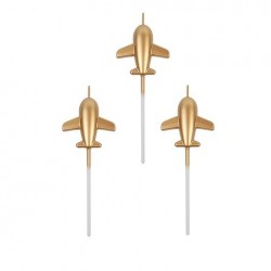 SET VELAS AVIONES X 3 U