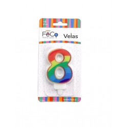 VELA ARCOIRIS N 8