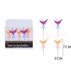 VELAS SIRENA X 5 PCS