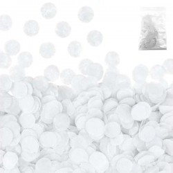 CONFETTI REDONDO BLANCO
