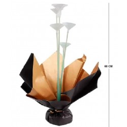 SOPORTE GLOBO NEGRO