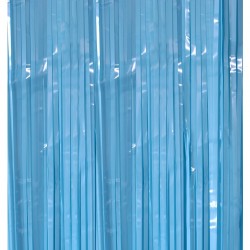 CORTINA PASTEL CELESTE 1X2 MTS