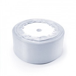 CINTA SATIN BLANCA 4 CM X...