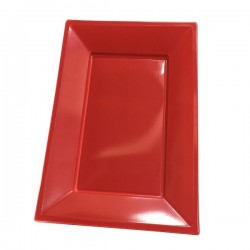 BANDEJA RECT ROJA 23X33 X 3U
