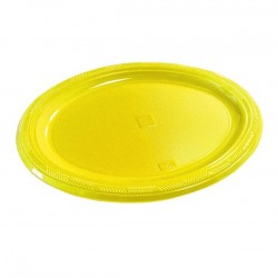 BANDEJA OVAL AMARILLA 25X31...
