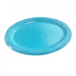 BANDEJA OVAL CELESTE 25X31...