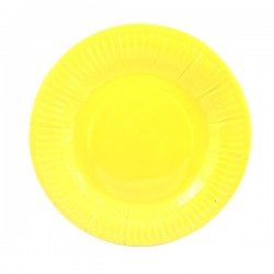 PLATO CARTON AMARILLO 18 CM...