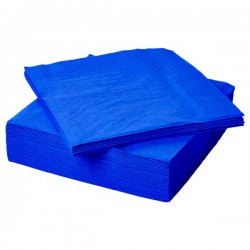 SERVILLETAS GRANDE AZUL REY...