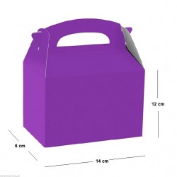 CAJA MALETA MORADA X 6 U
