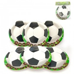 PLATOS FUTBOL X 6 U