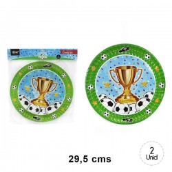 SET BANDEJA RED FOOTBALL X 2