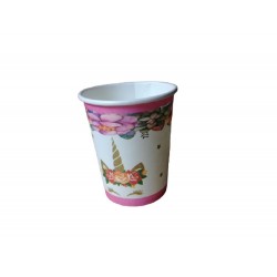 VASOS UNICORNIO FLOR X 6