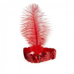 CINTILLO CHARLESTON LENT.ROJO