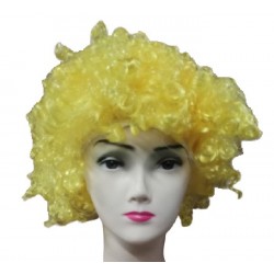 PELUCA AFRO AMARILLA