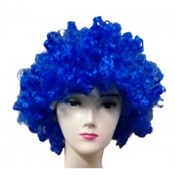 PELUCA AFRO AZUL REY